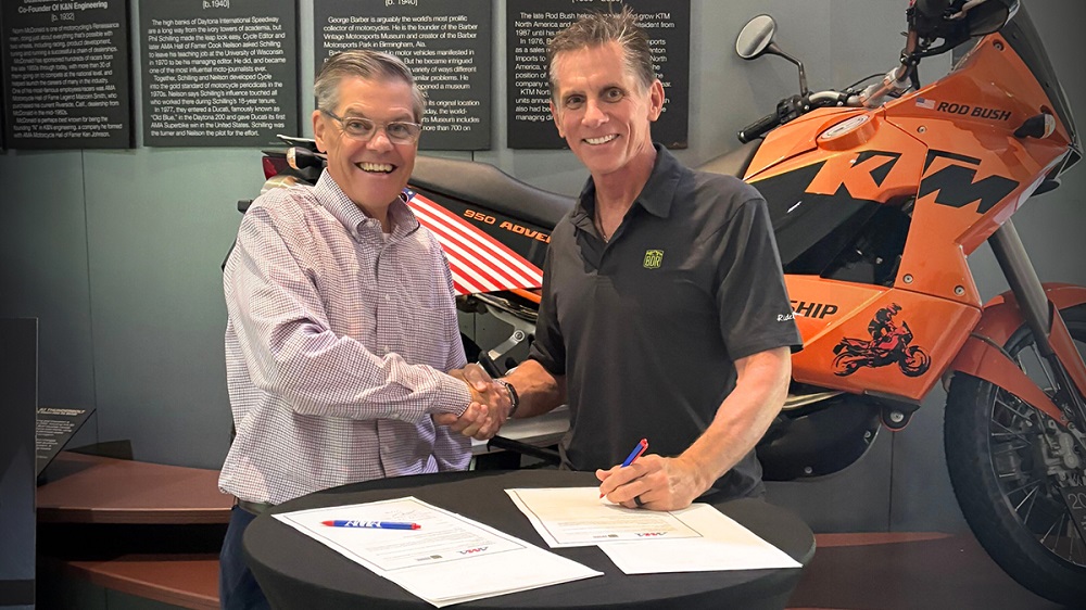 AMA President and CEO Rob Dingman (left) and BDR Board President and Creative Director Tim James (right) — AMA–BDR partnership announcement